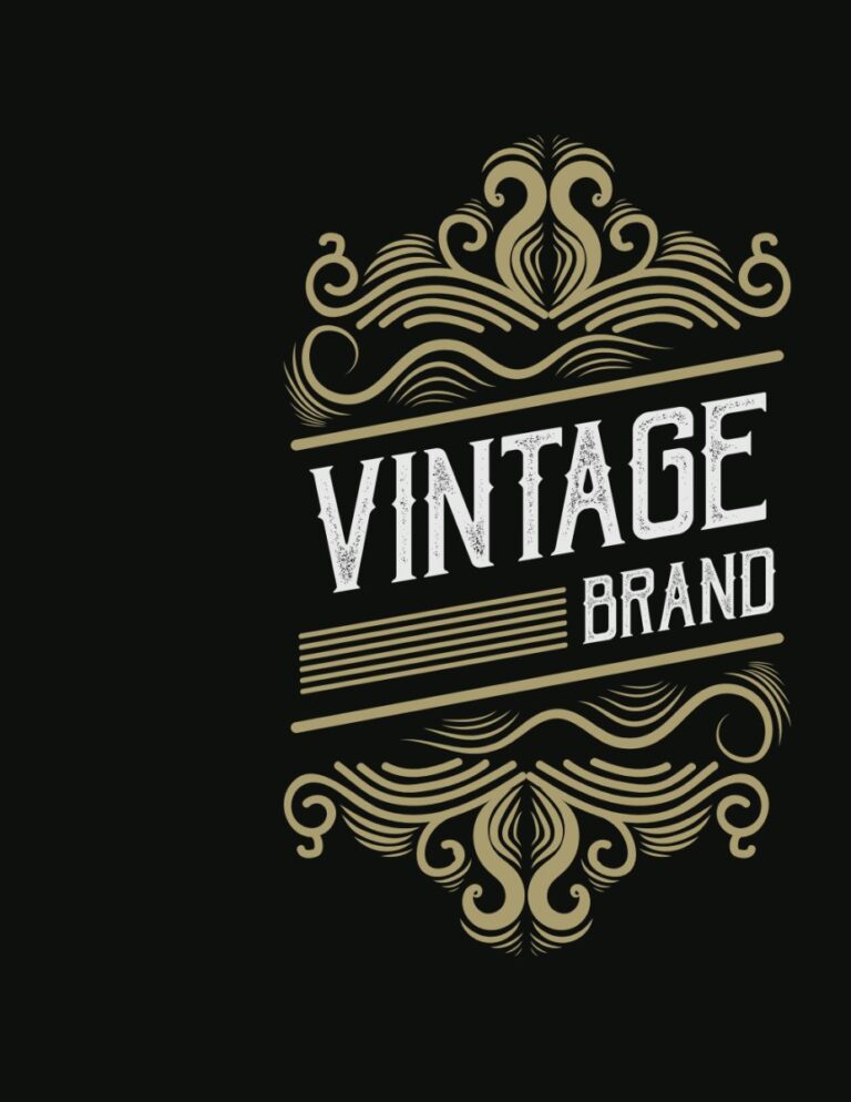 Logo Vintage Brand Vector EPS