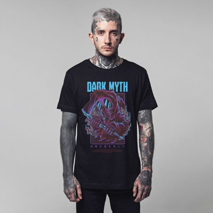 Áo thun Dark Myth vector