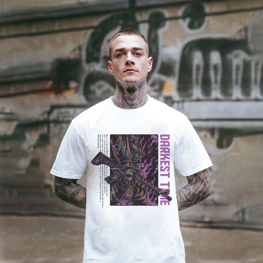 Mẫu Áo Thun Darkest Time