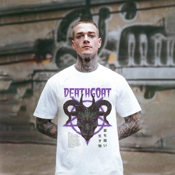 Áo thun Deathgoat vector