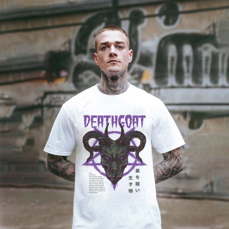 Áo thun Deathgoat vector