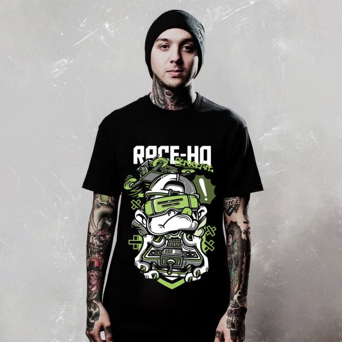 Mẫu áo thun DJ hình khỉ