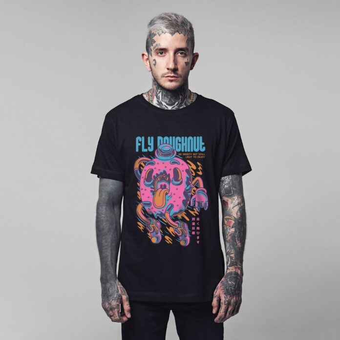 Mẫu áo thun Fly Doughnut