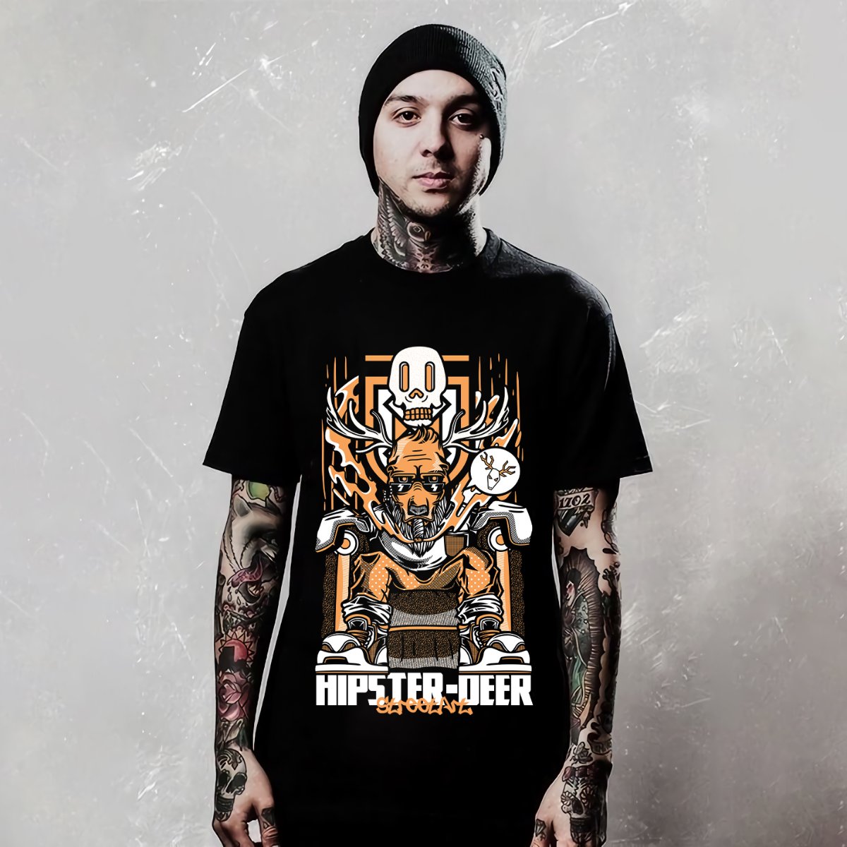 Mẫu áo thun Hipster Deer độc đáo