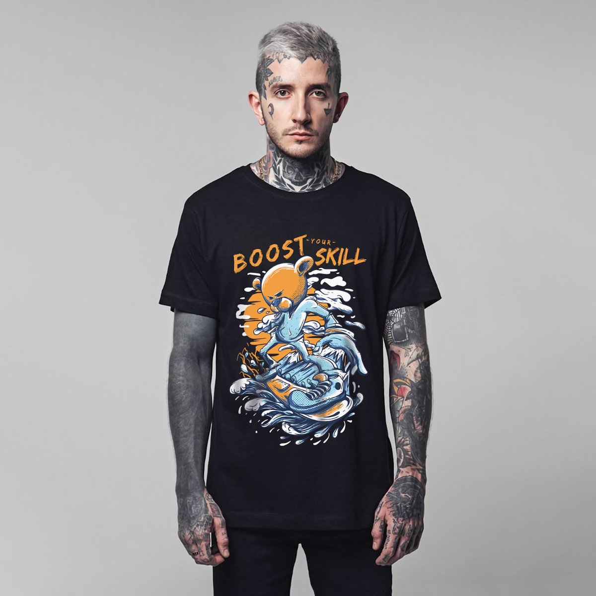 Áo thun in hình Boost Your Skill