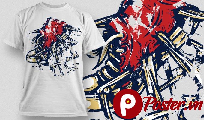 Mẫu áo thun in hình độc đáo
