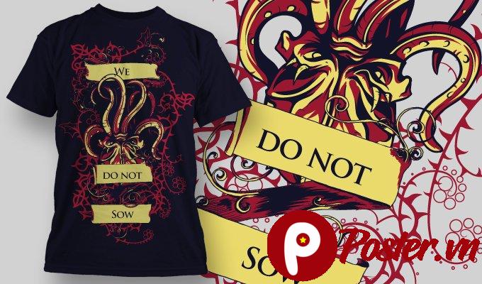 Mẫu áo thun in hình rồng vector