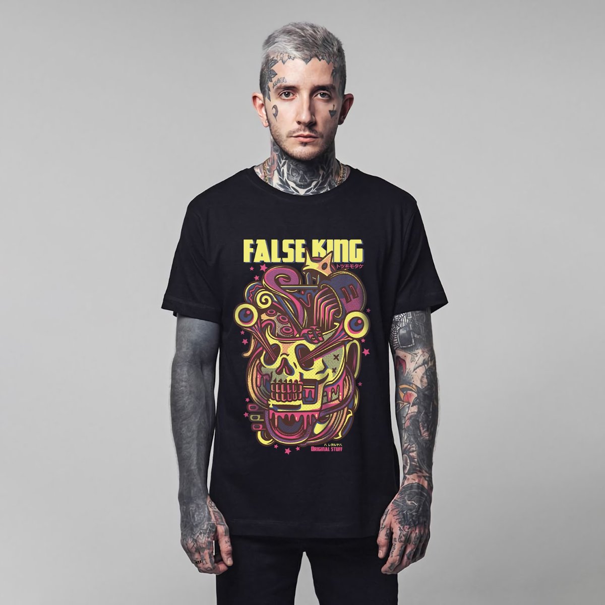 Áo thun in hình skull độc đáo