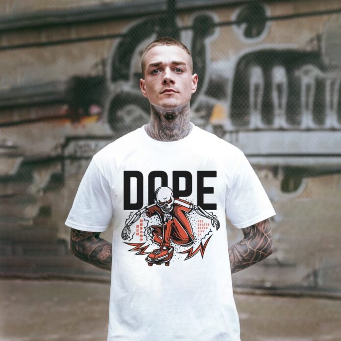 Áo thun in hình Skull Skater Dope