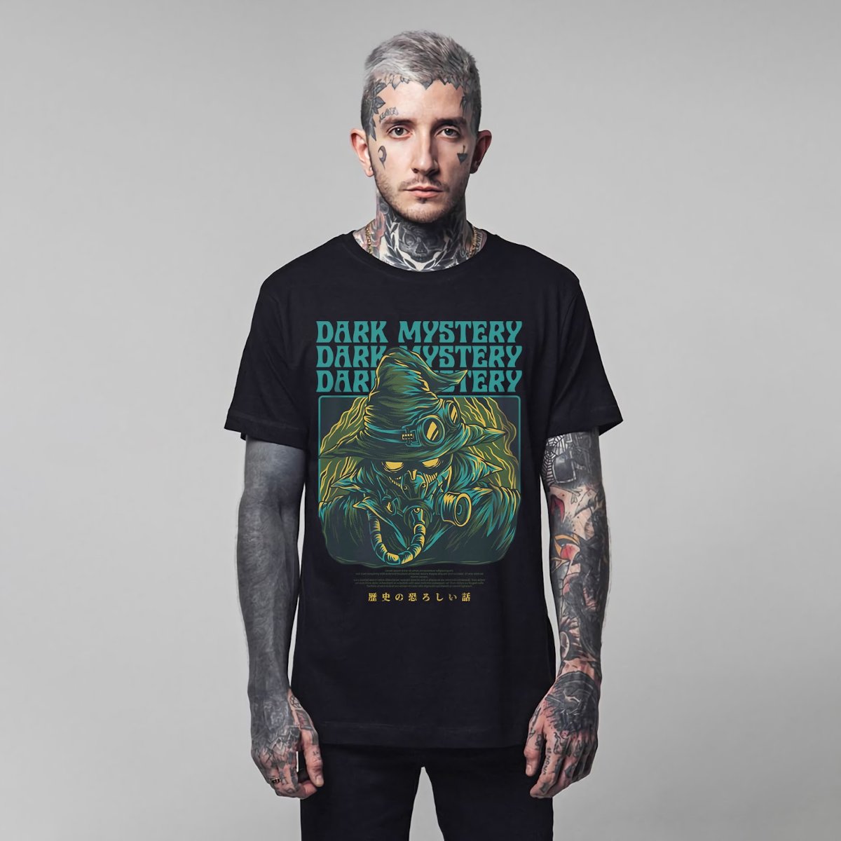 Mẫu áo thun phù thủy vector độc đáo