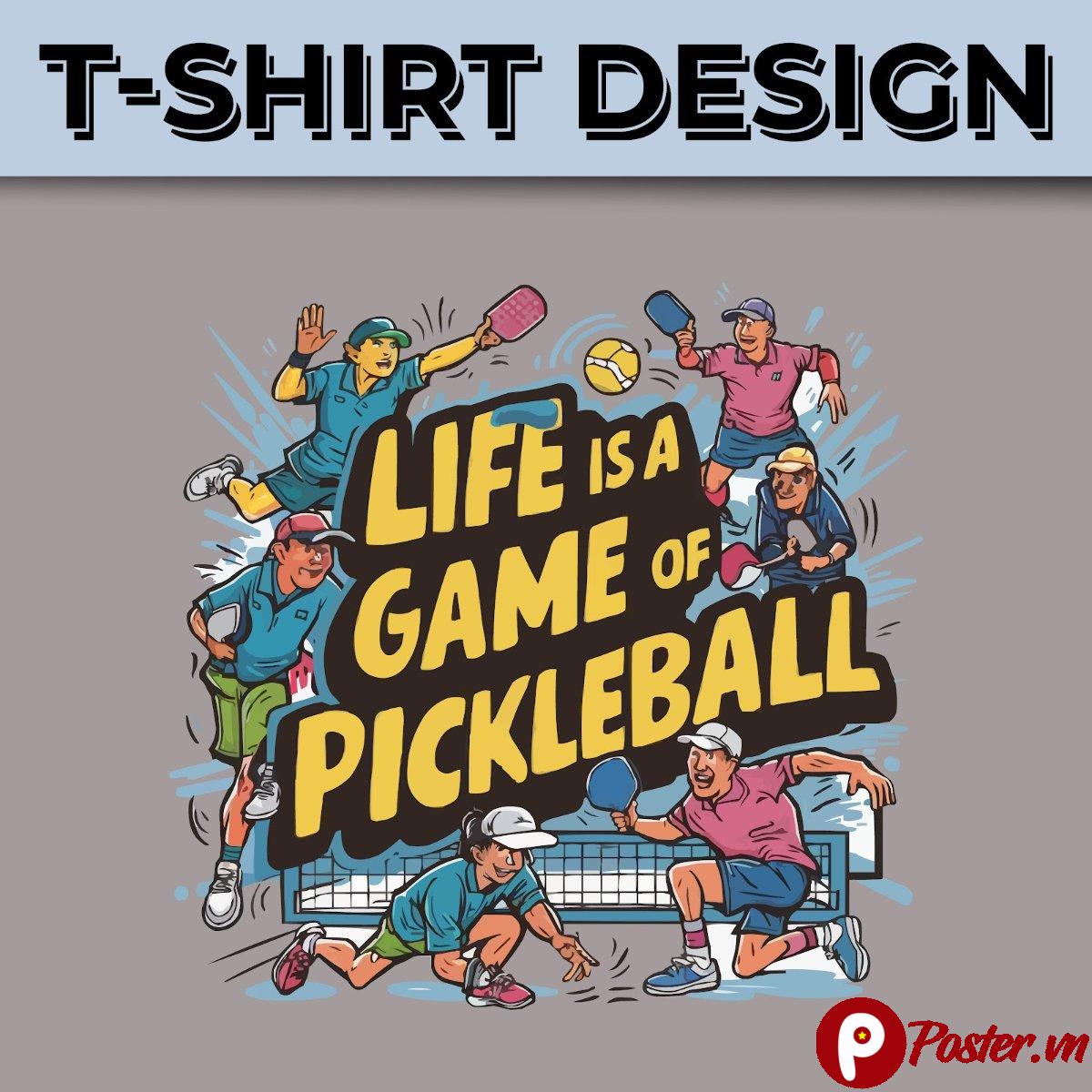 Mẫu áo thun pickleball