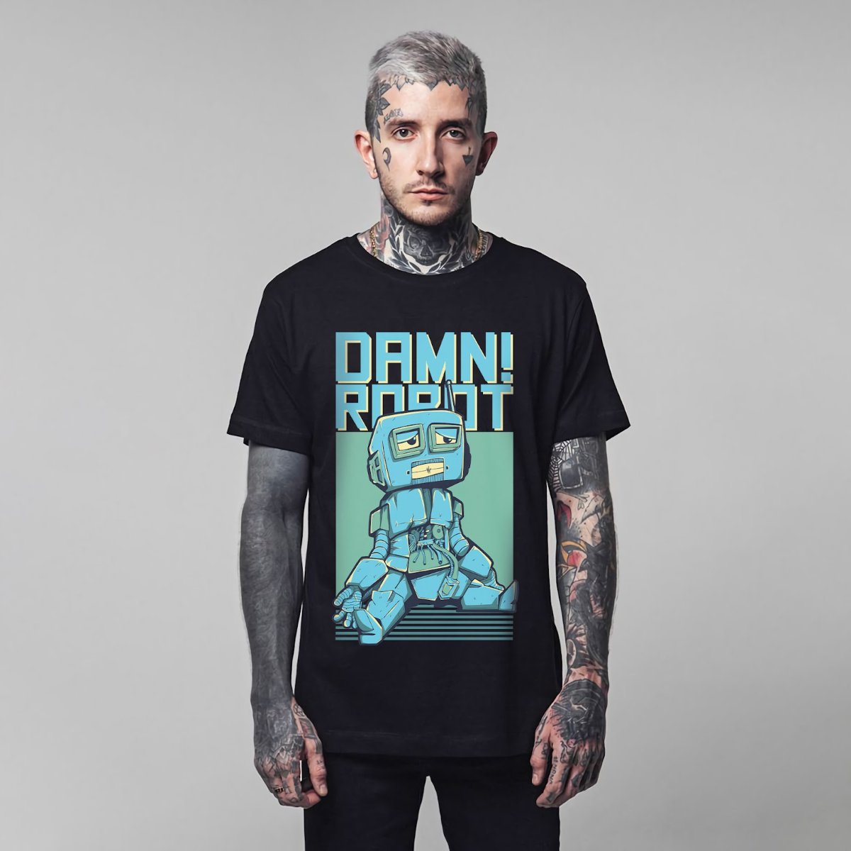 Áo thun robot đáng yêu