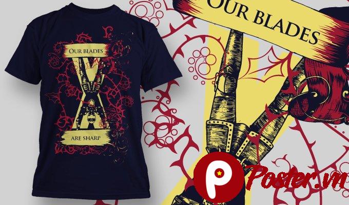 Mẫu áo thun vector độc đáo