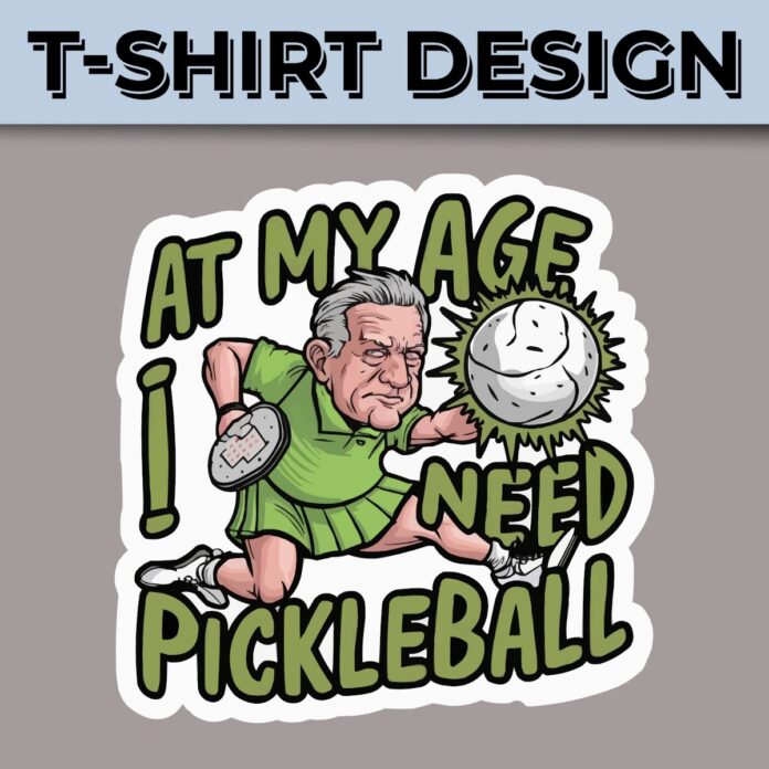 Thiết kế áo pickleball hài hước