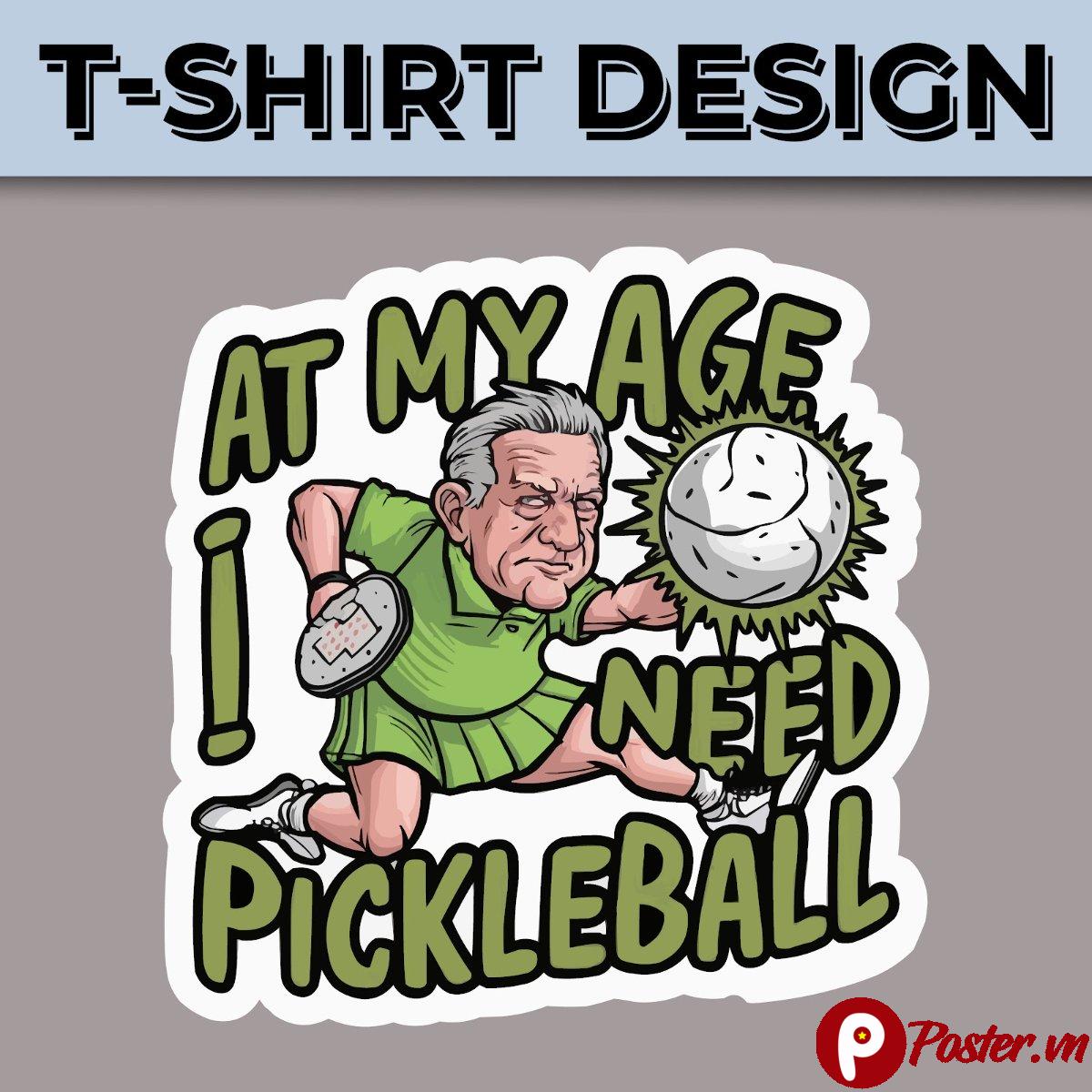Thiết kế áo pickleball hài hước
