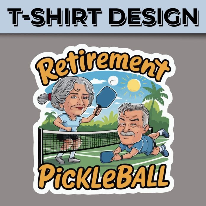 Thiết kế áo Pickleball hưu trí