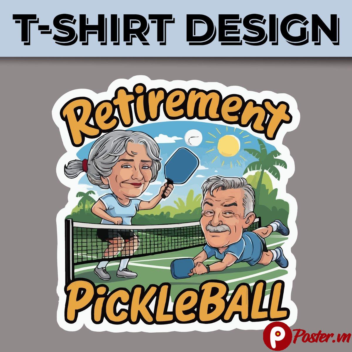 Thiết kế áo Pickleball hưu trí