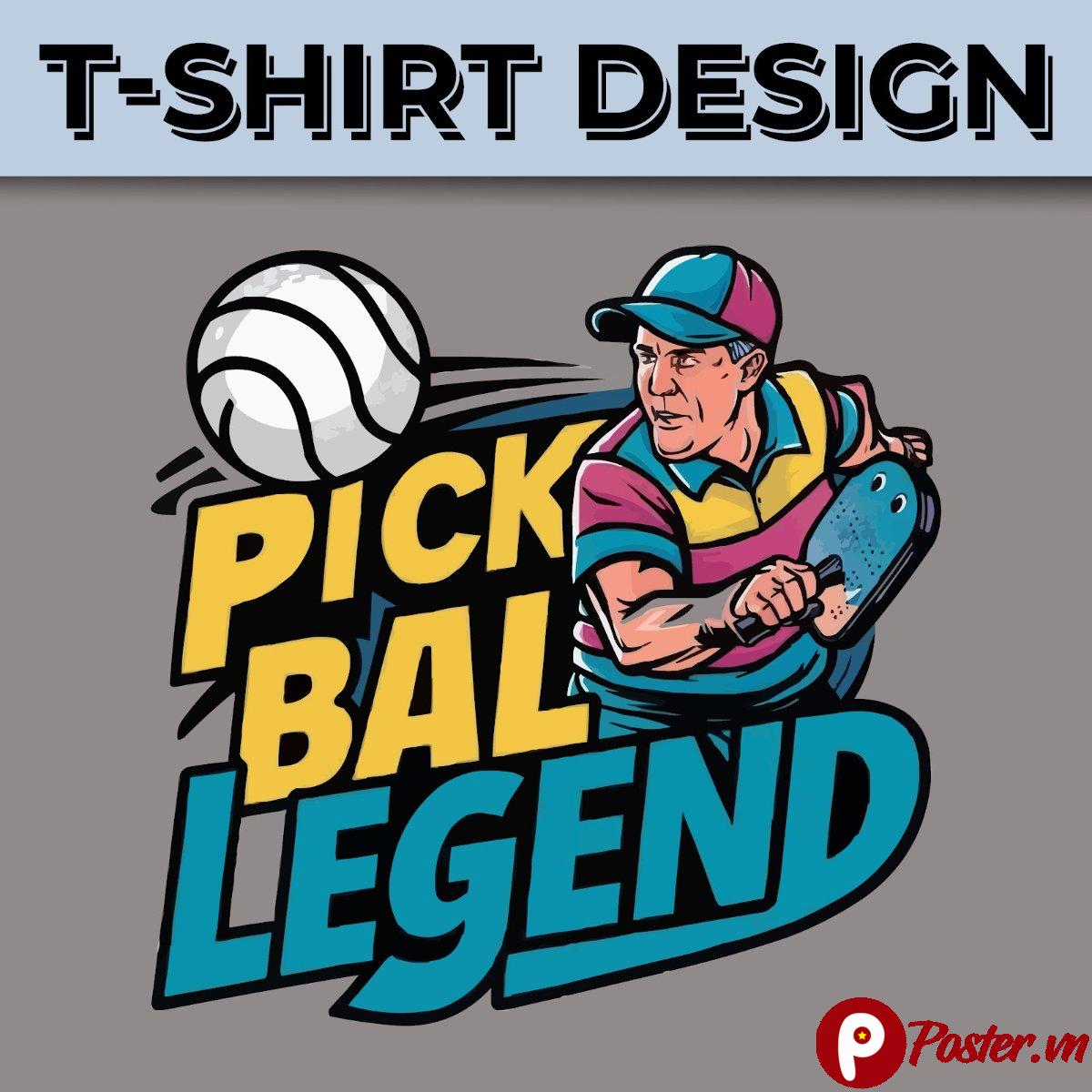Thiết kế áo Pickleball Legend