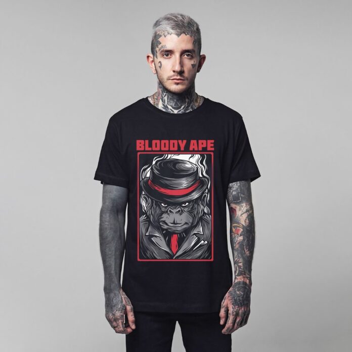 Thiết kế áo thun Bloody Ape