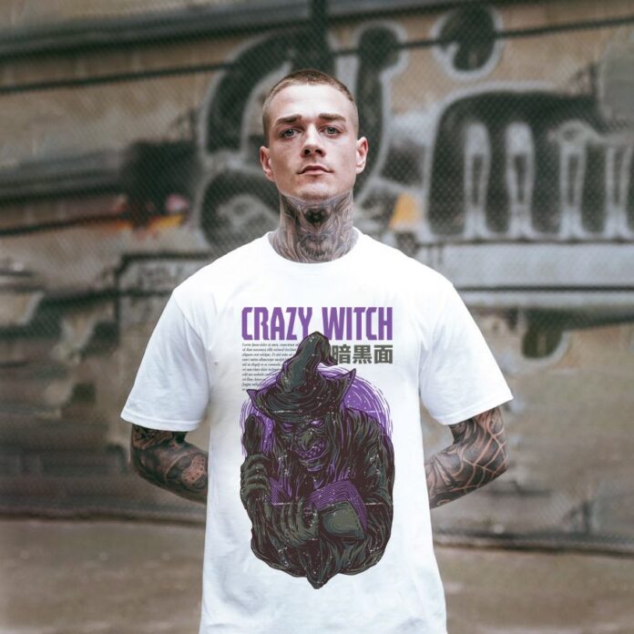 Thiết kế áo thun Crazy Witch