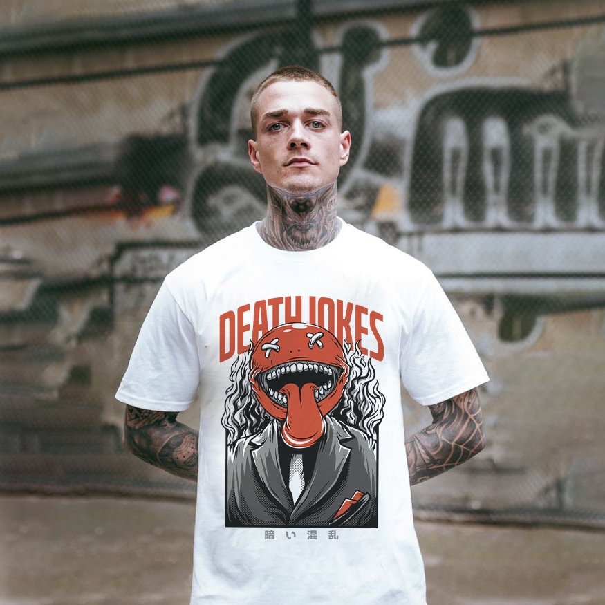 Thiết kế áo thun Death Jokes
