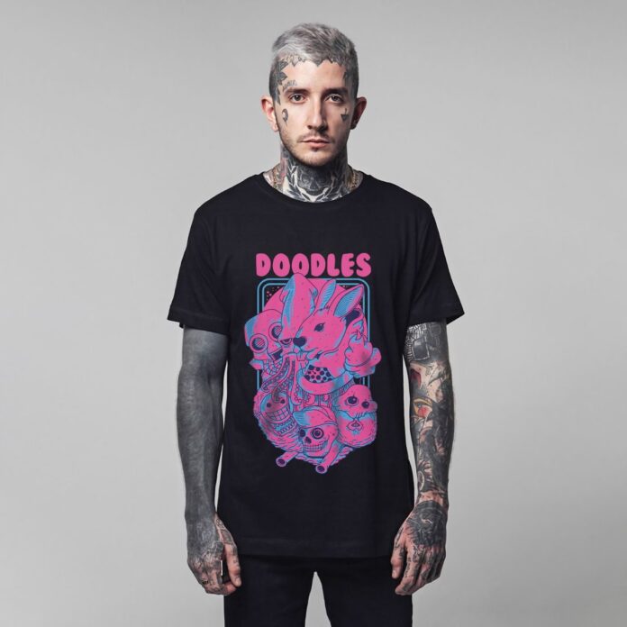 Thiết kế áo thun Doodles độc đáo