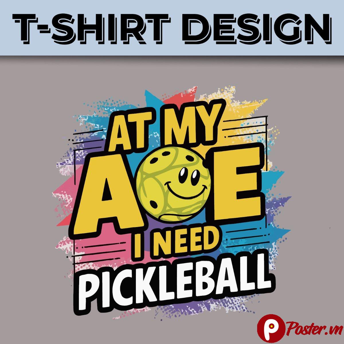 Thiết kế áo thun Pickleball độc đáo
