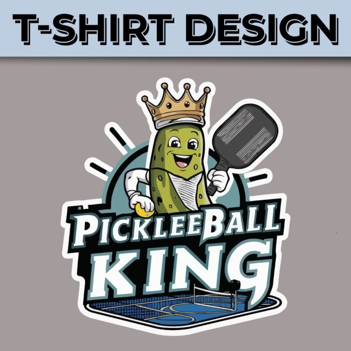 Thiết kế áo thun Pickleball King