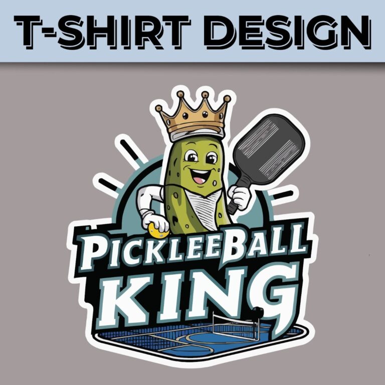 Thiết kế áo thun Pickleball King