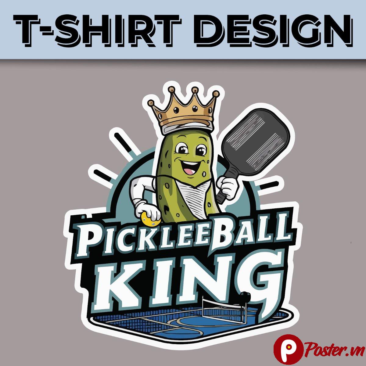Thiết kế áo thun Pickleball King