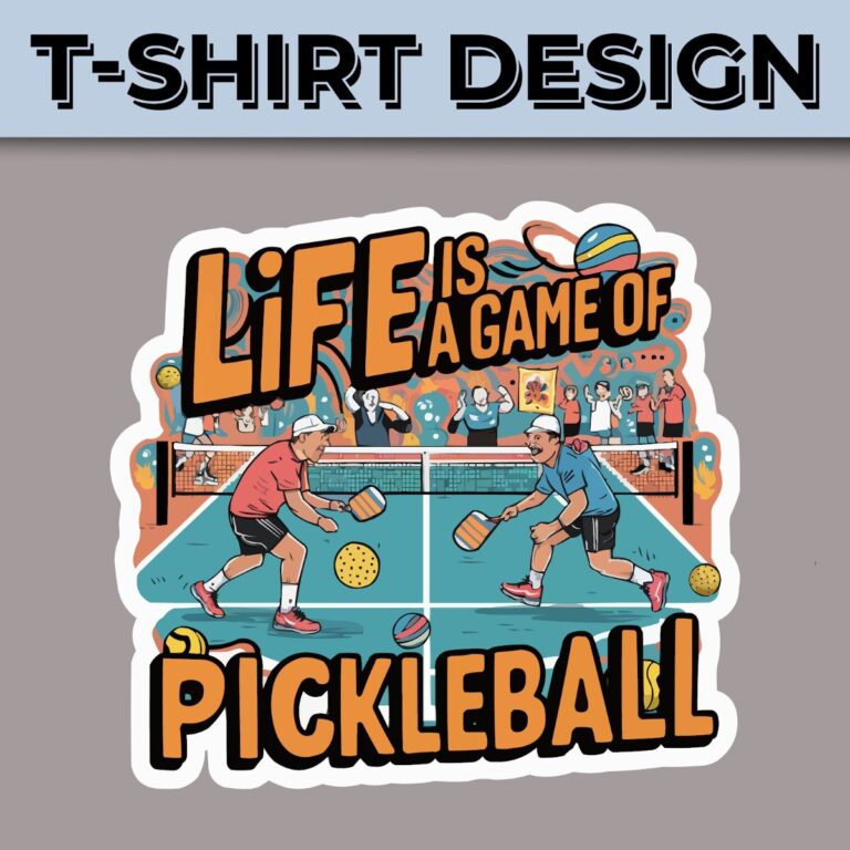 Thiết kế áo thun Pickleball