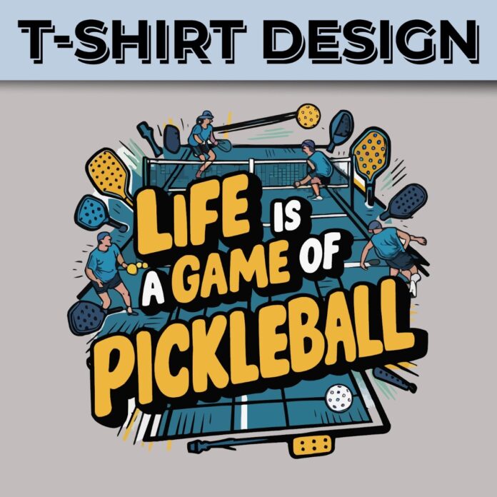 Thiết kế áo thun Pickleball