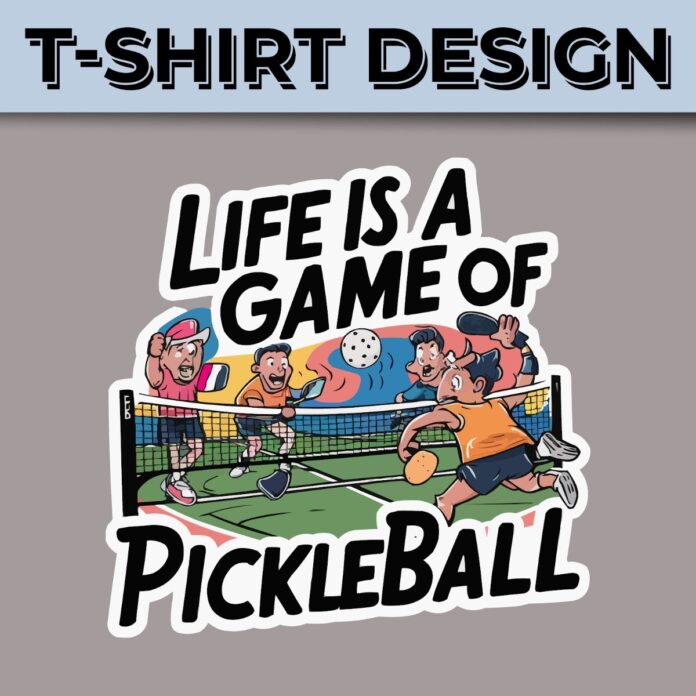 Thiết kế áo thun Pickleball