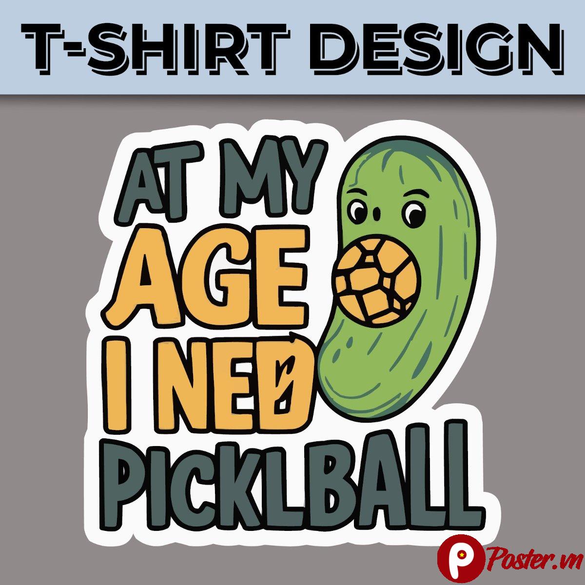 Thiết kế áo thun Pickleball