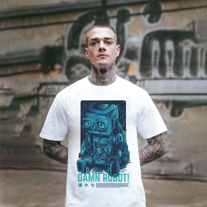 Thiết kế áo thun robot độc đáo