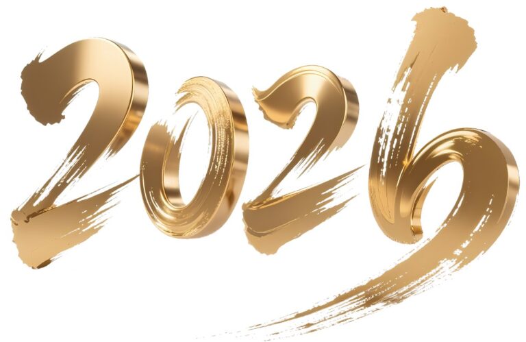 Vector 2026 vàng kim sang trọng