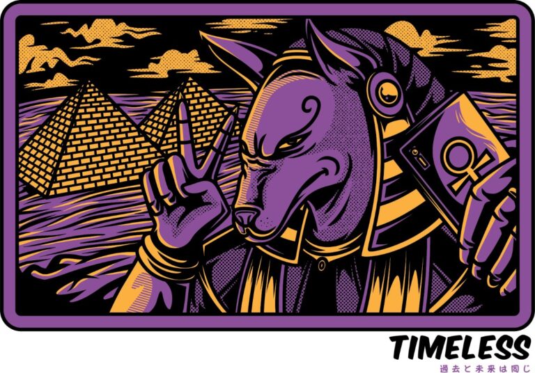 Vector Anubis Ai Cập Cổ Đại