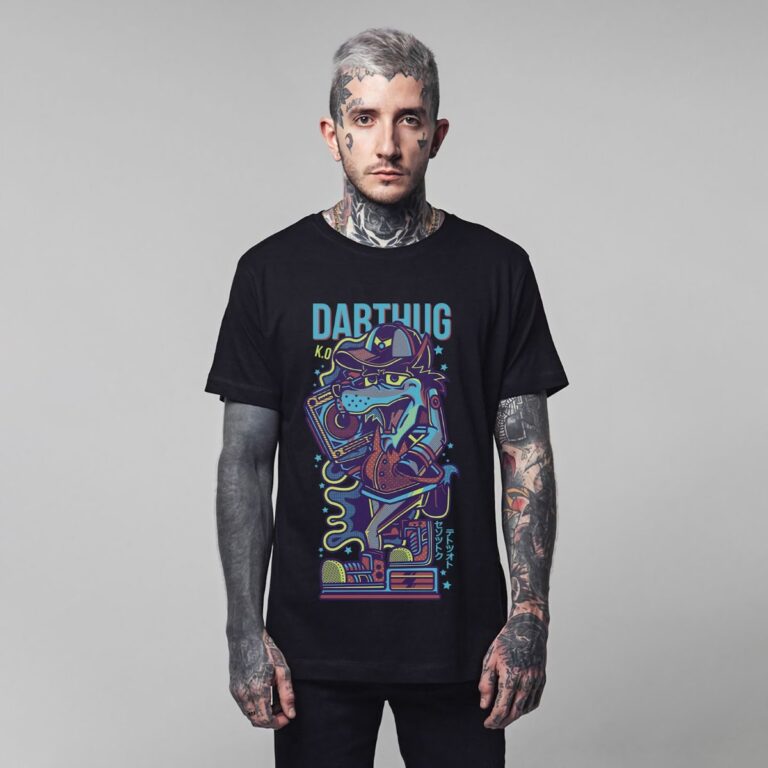 Vector áo thun DARTHTHUG cá tính