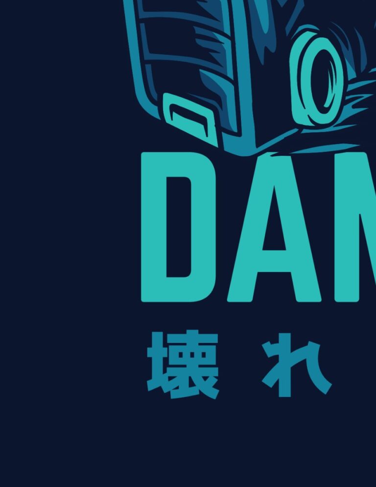 Vector áo thun Danger