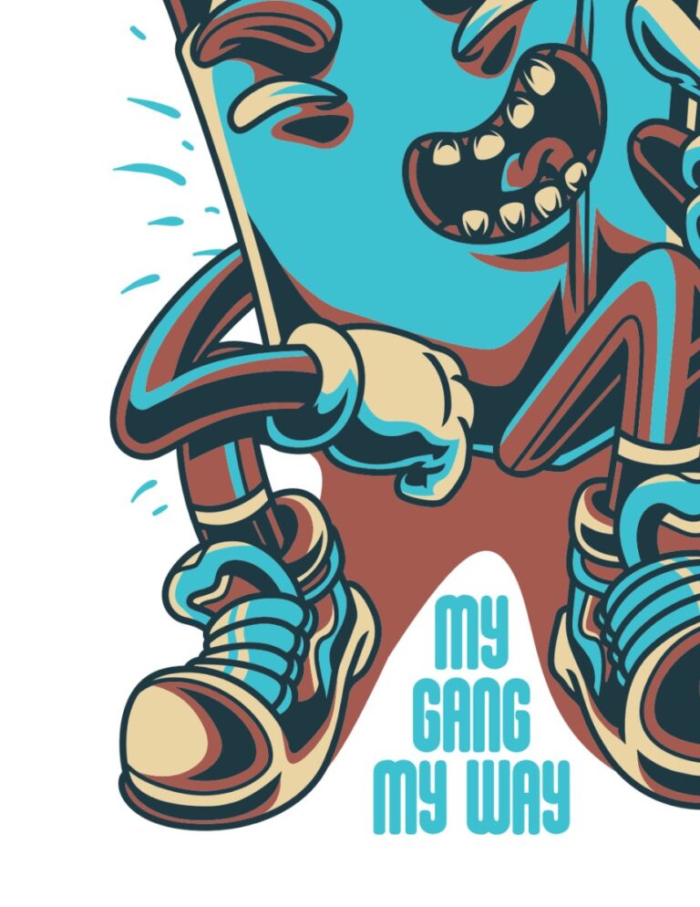 Vector Áo Thun Đồ Họa Street Art