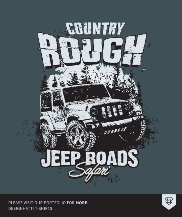 Vector Áo Thun Offroad Adventure