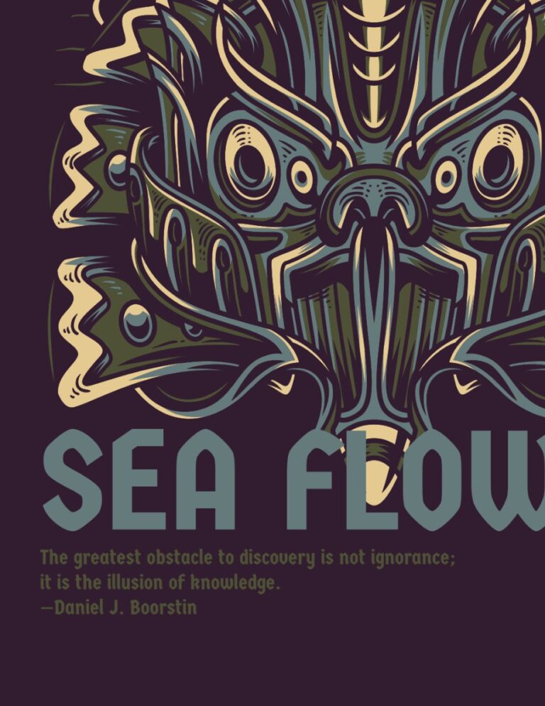 Vector áo thun Sea Flow độc đáo