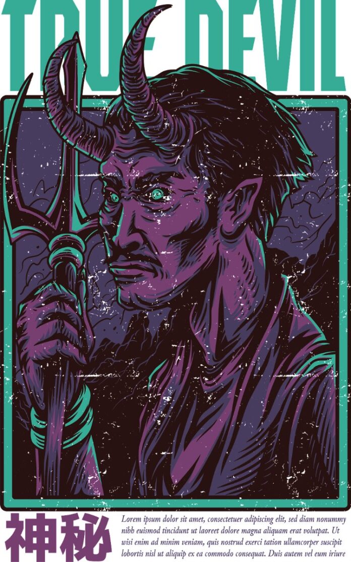 Vector áo thun True Devil