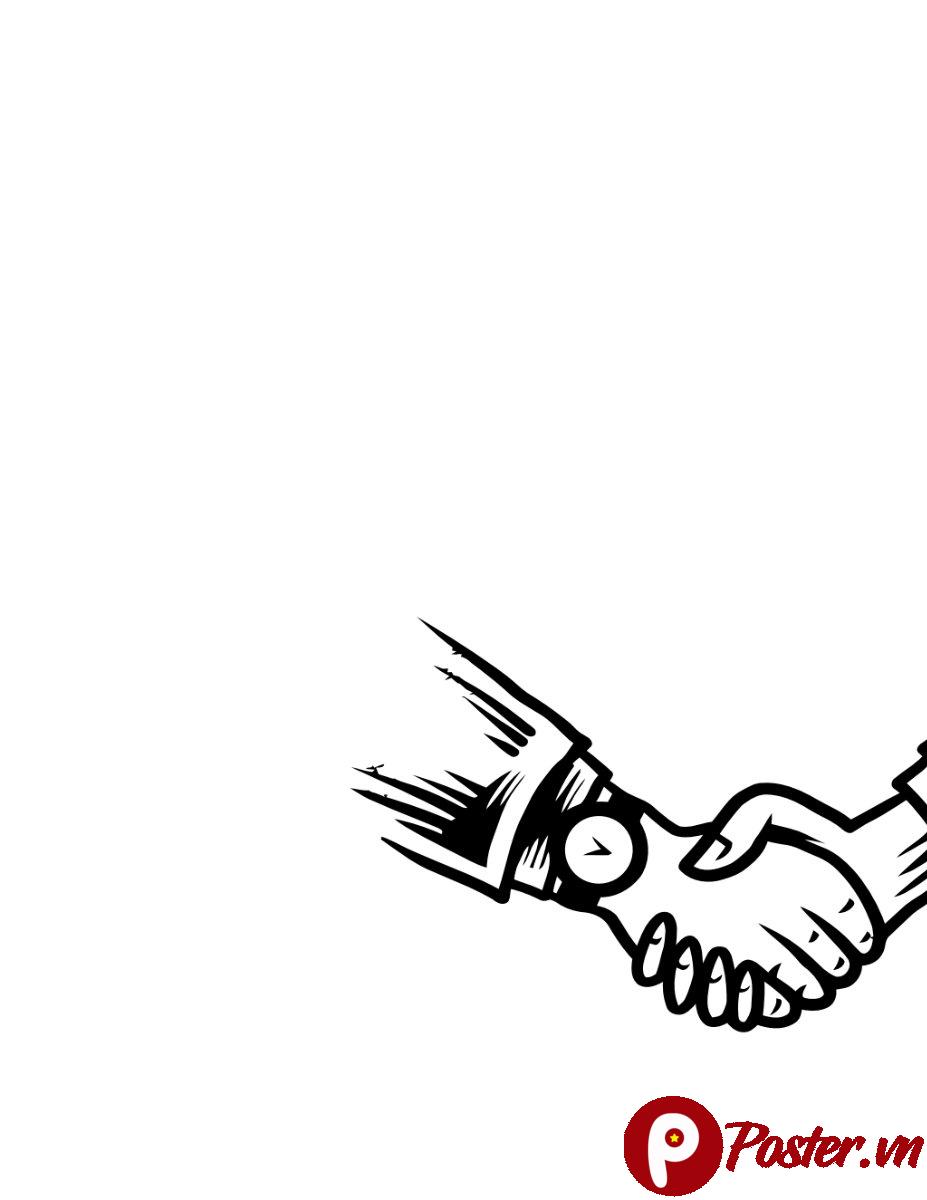 Vector bắt tay hợp tác