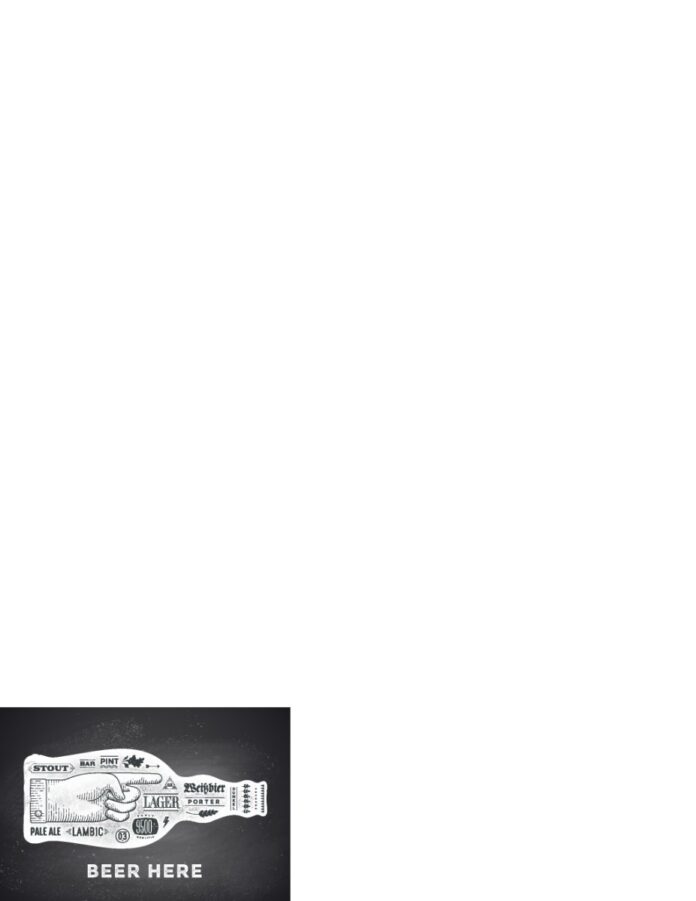 vector bia đen vintage