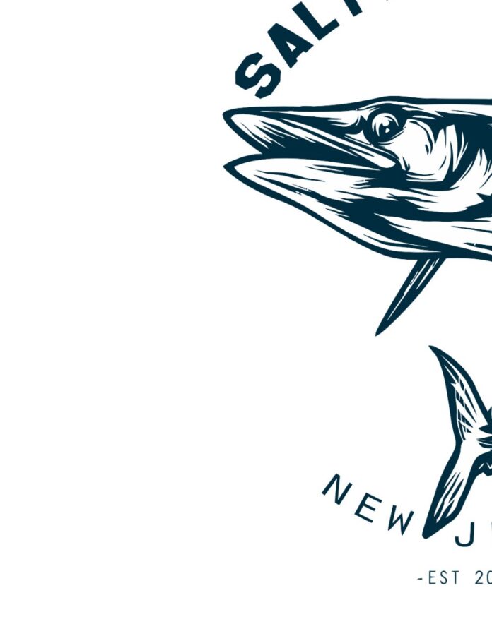 Vector cá nhồng vintage