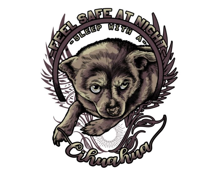 Vector chó Chihuahua đáng yêu