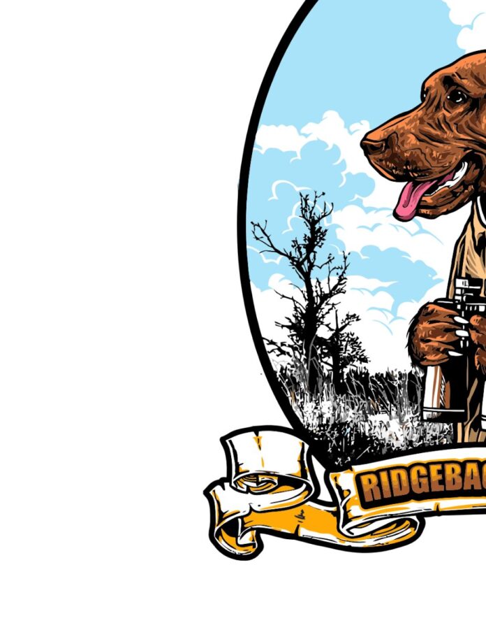 Vector chó săn Ridgeback