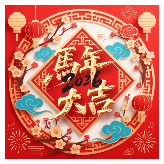 Vector Chúc Mừng Năm Mão 2026