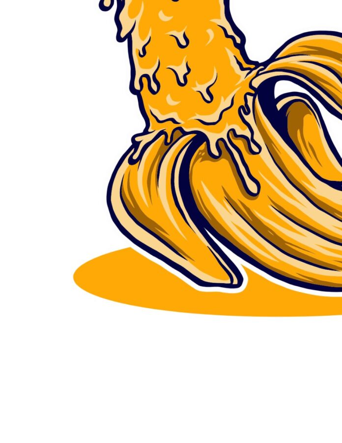 Vector chuối chảy sốt